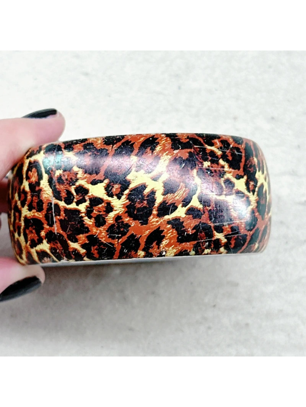 84a. Animal Print Plastic Bangle